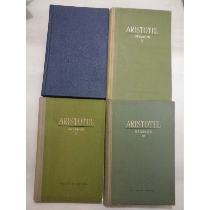 ARISTOTEL - ORGANON - 4 volume